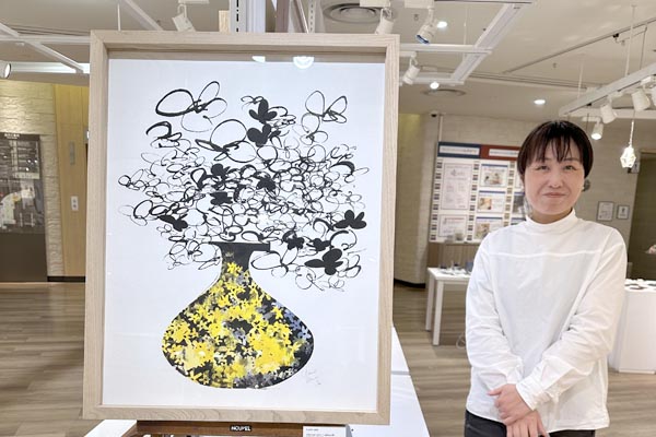 イラストスクール　マサモード　イラスト講座　展覧会　個展　ファッションイラスト　シルクスクリーン　mocchimocchi