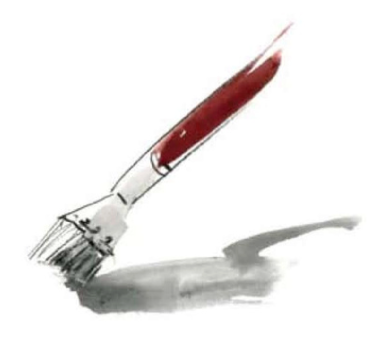 ブラシの絵